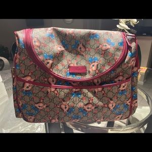 Gucci Fawn Diaper Bag